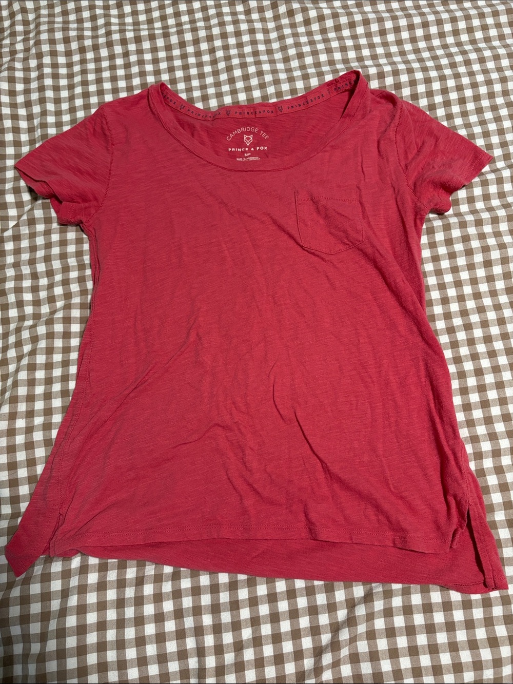 Prince & Fox Women's Short-Sleeve Pocket Tee